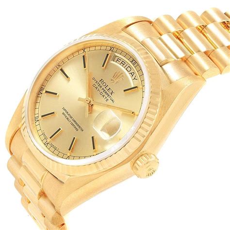 mens 18 kt rolex for sale|Rolex day date 40 18 ct.